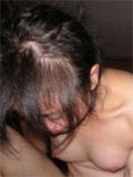 Chinese amateur girl sucks her boyfriend cock