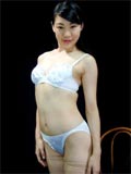 Asian models and strips in front of camera