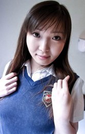 Haruka Ohsawa school uniform hardcore action