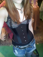 My Hot girl-friend taking her self photos in full clothes