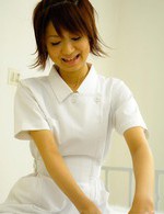 Japanese cutie Hazuki Miria blowing and unloaded in her lips