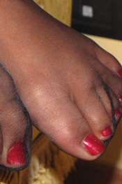 Red Polish Feet