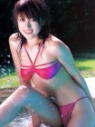 Cute Big Tits AV Idol Busty 36F Cup Model Yoko Kumada Red Bikini 0405